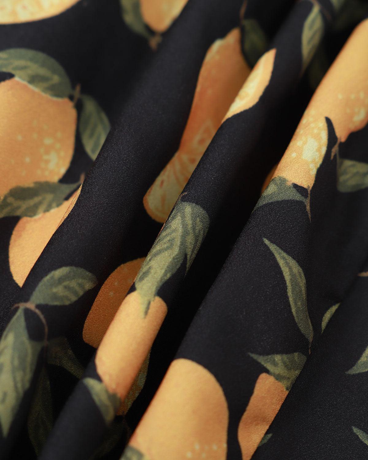 The Black Sweetheart Neck Lemon Midi Dress Product Image