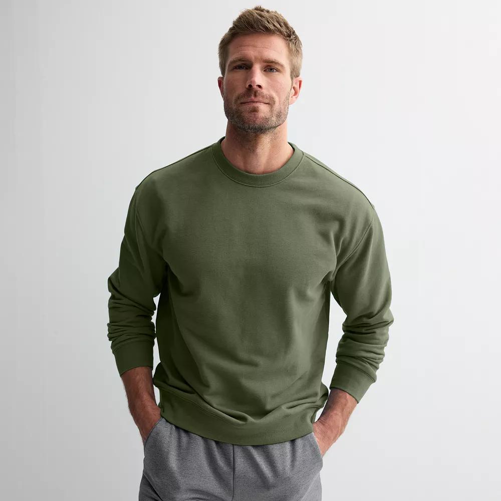 Men's Tek Gear® Weekend French Terry Crewneck Sweatshirt,  Product Image
