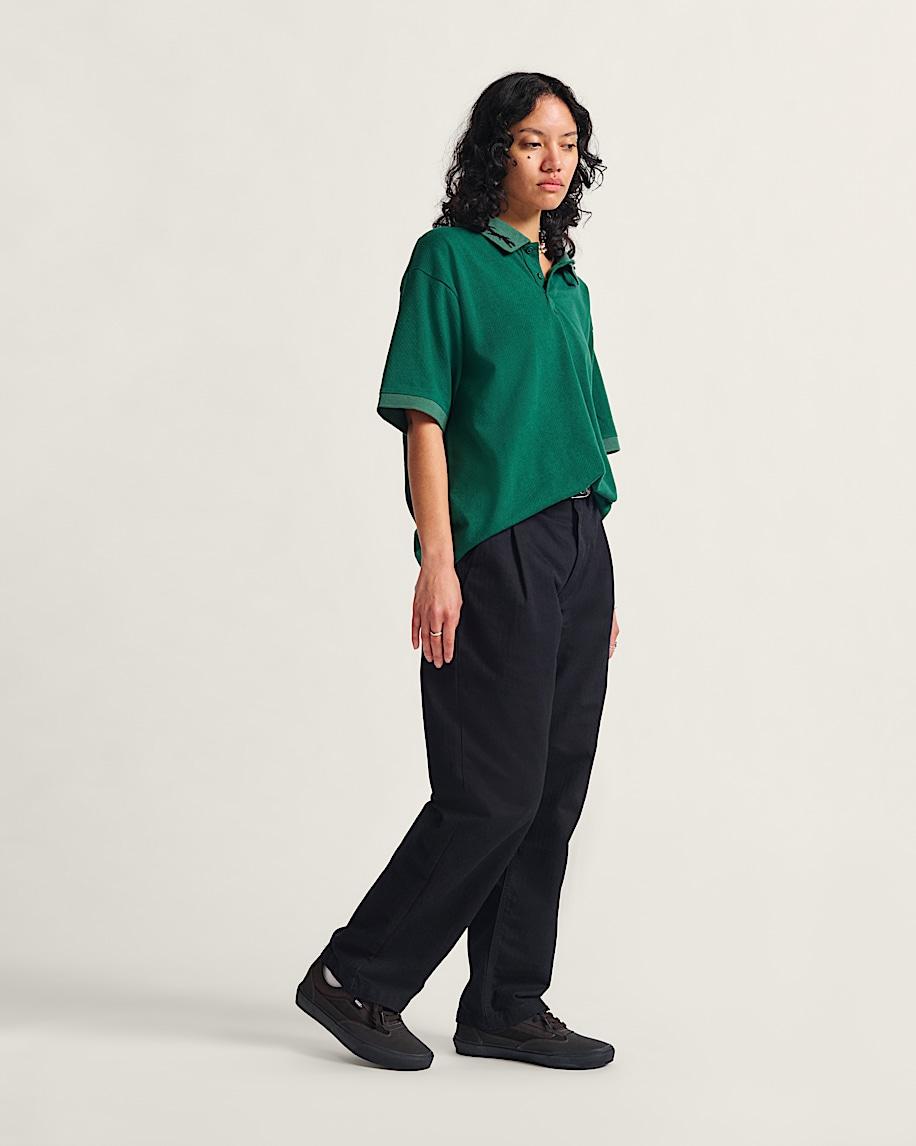Skate Loose Pleated Pants in Black| Vans US Product Image