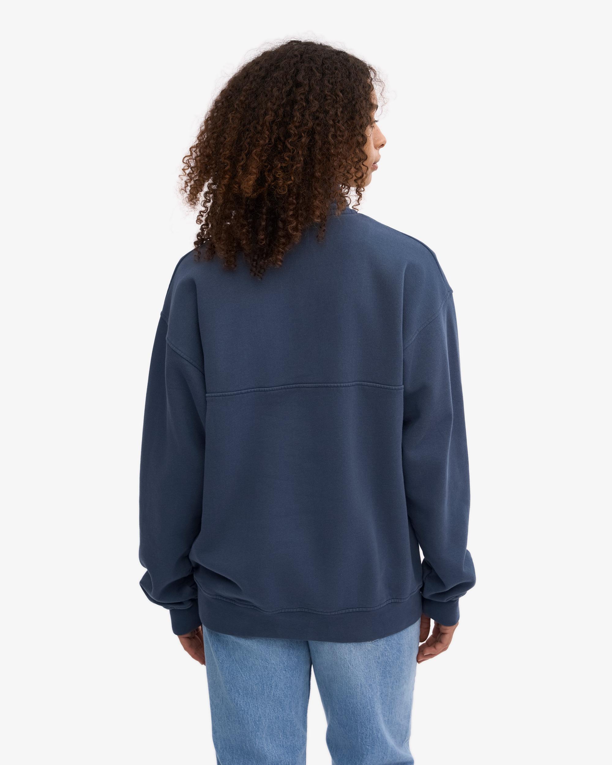 Organic Quarter Zip - Coffee Brown Product Image