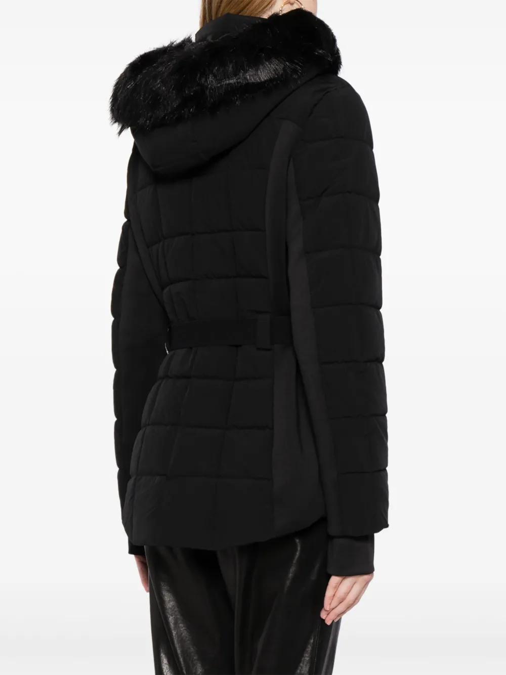 belted puffer coat Product Image