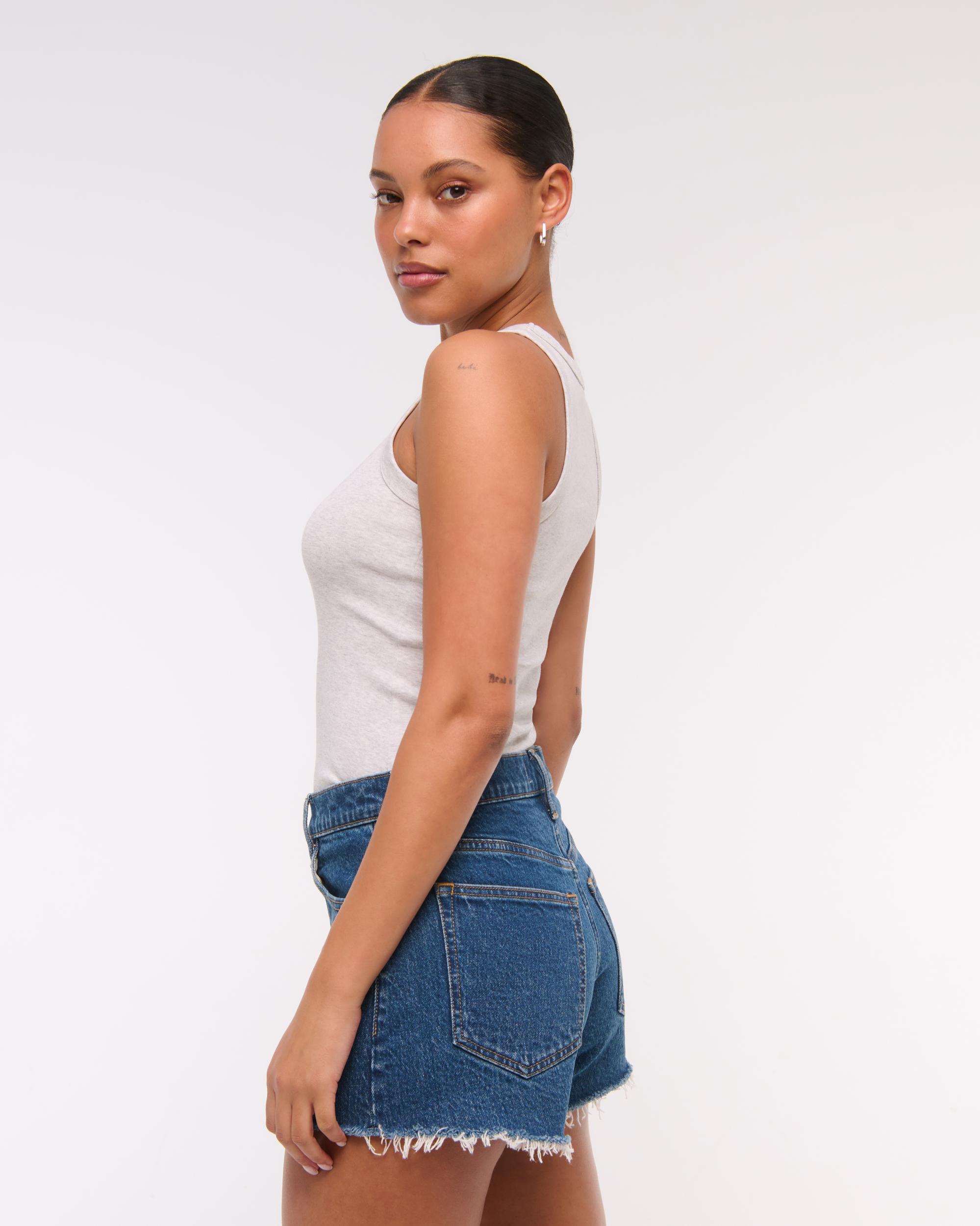 High Rise 90s Cutoff Short Product Image