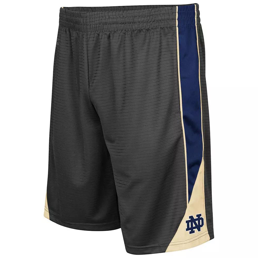 Men's Colosseum Charcoal Notre Dame Fighting Irish Turnover Shorts,  Product Image