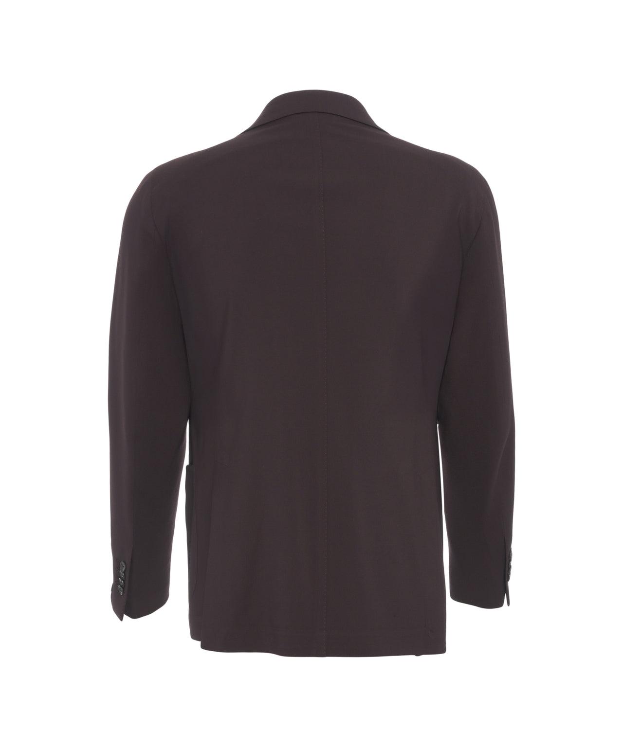 Virgin wool single-breasted suit Product Image