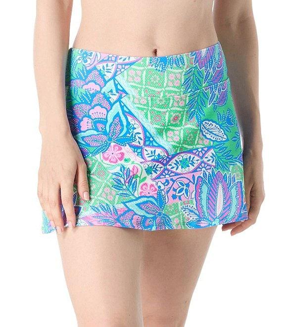Beach House Emma Texture Pique Pull-On Skirted Swim Bottom Product Image
