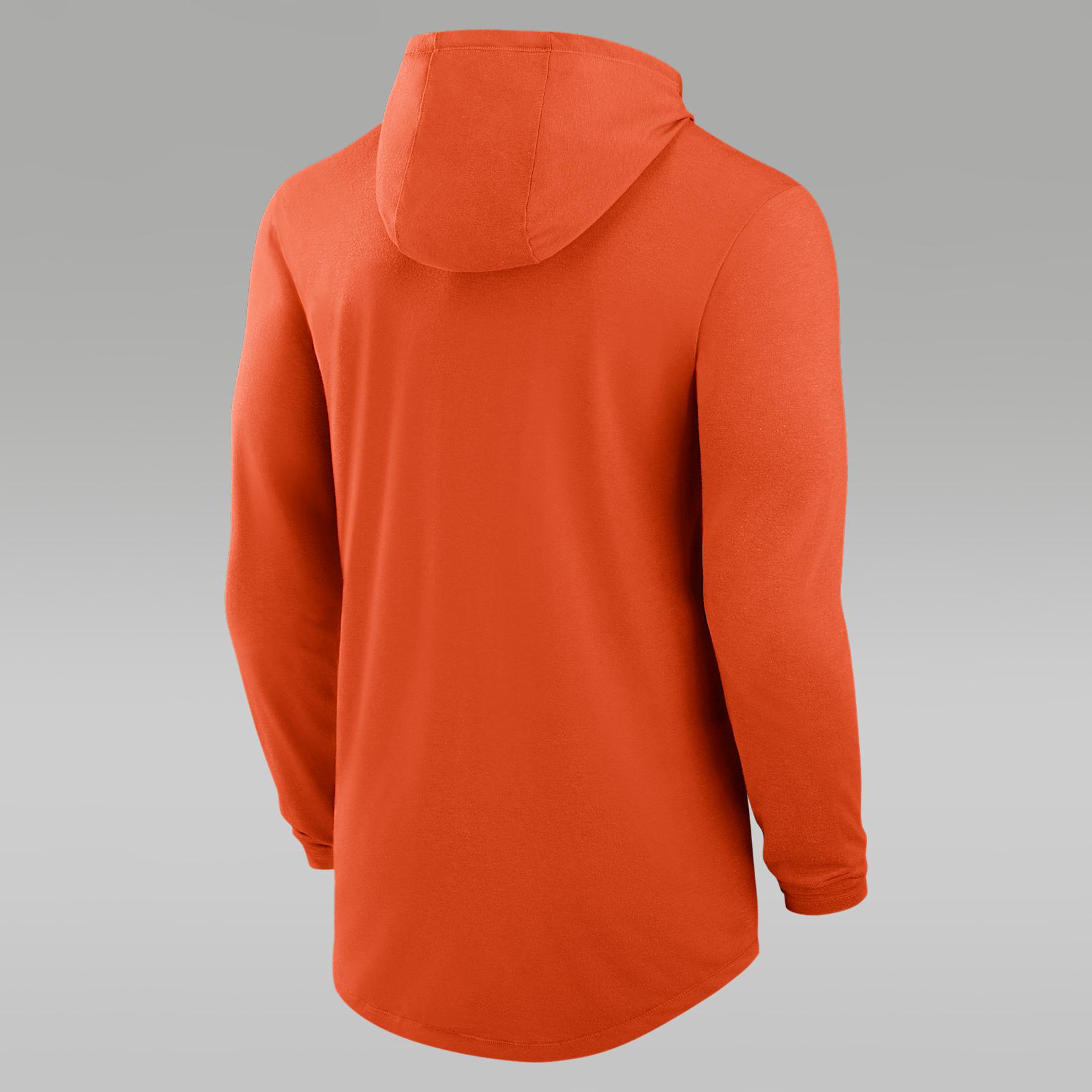 Mens Florida Campus Arch Jordan Brand Dri-FIT College Long-Sleeve Hooded T-Shirt | 0JNB89MUFN-SSR Product Image