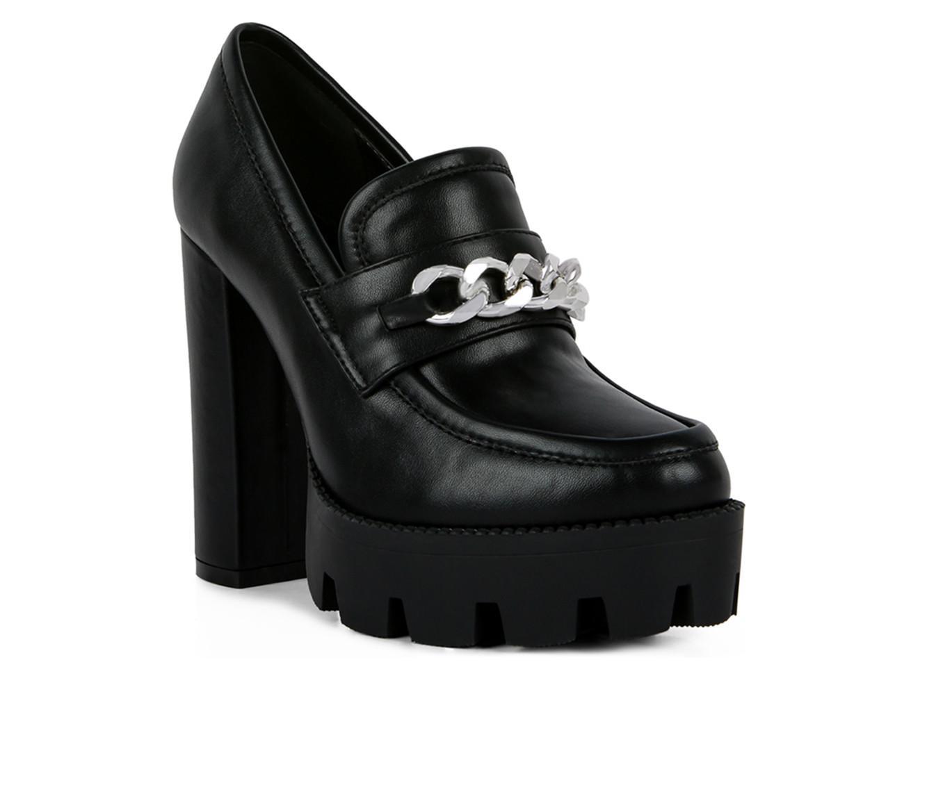 Women's London Rag Y2K High Platform Heeled Loafers Product Image
