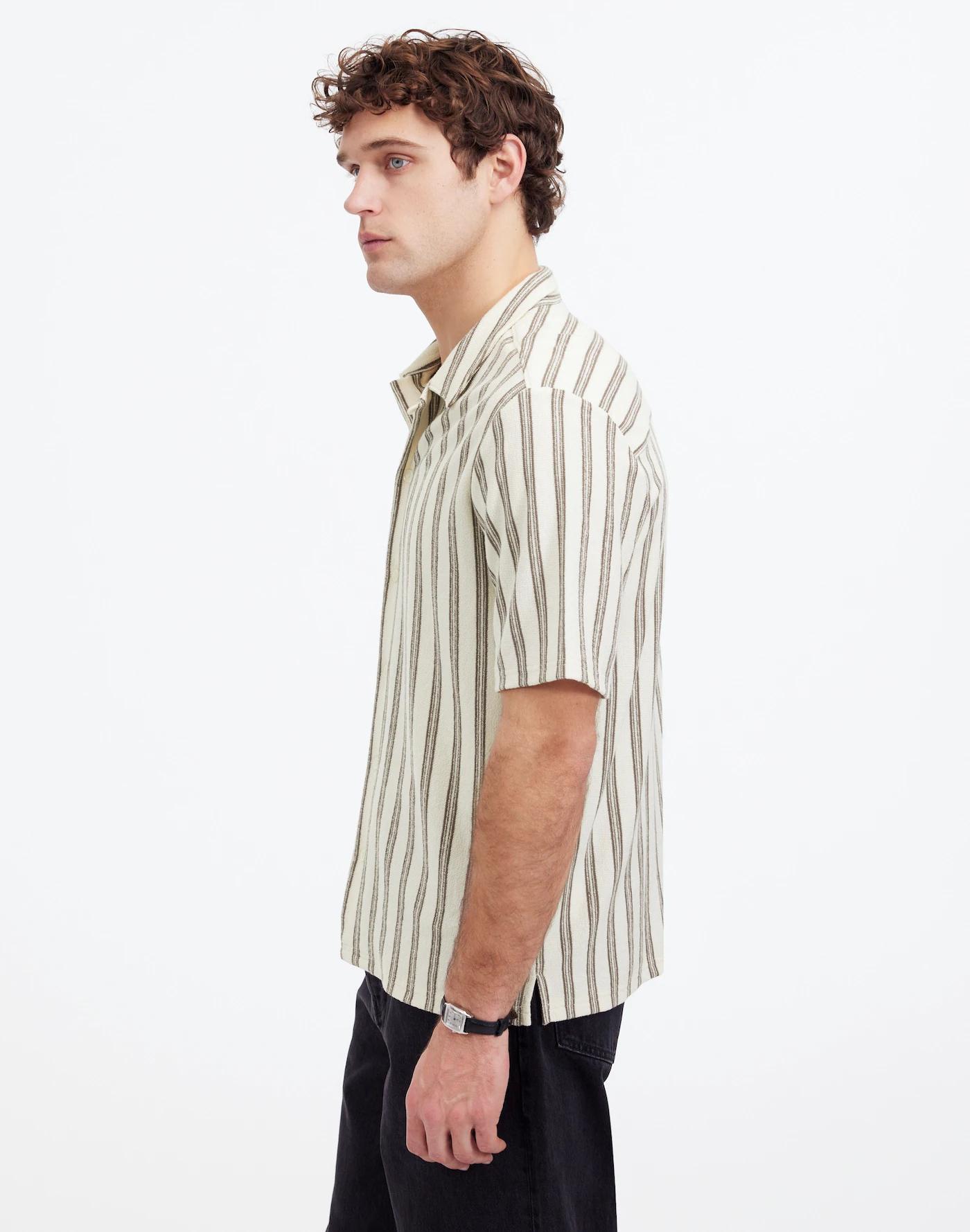 Textured Camp Collar Shirt Product Image