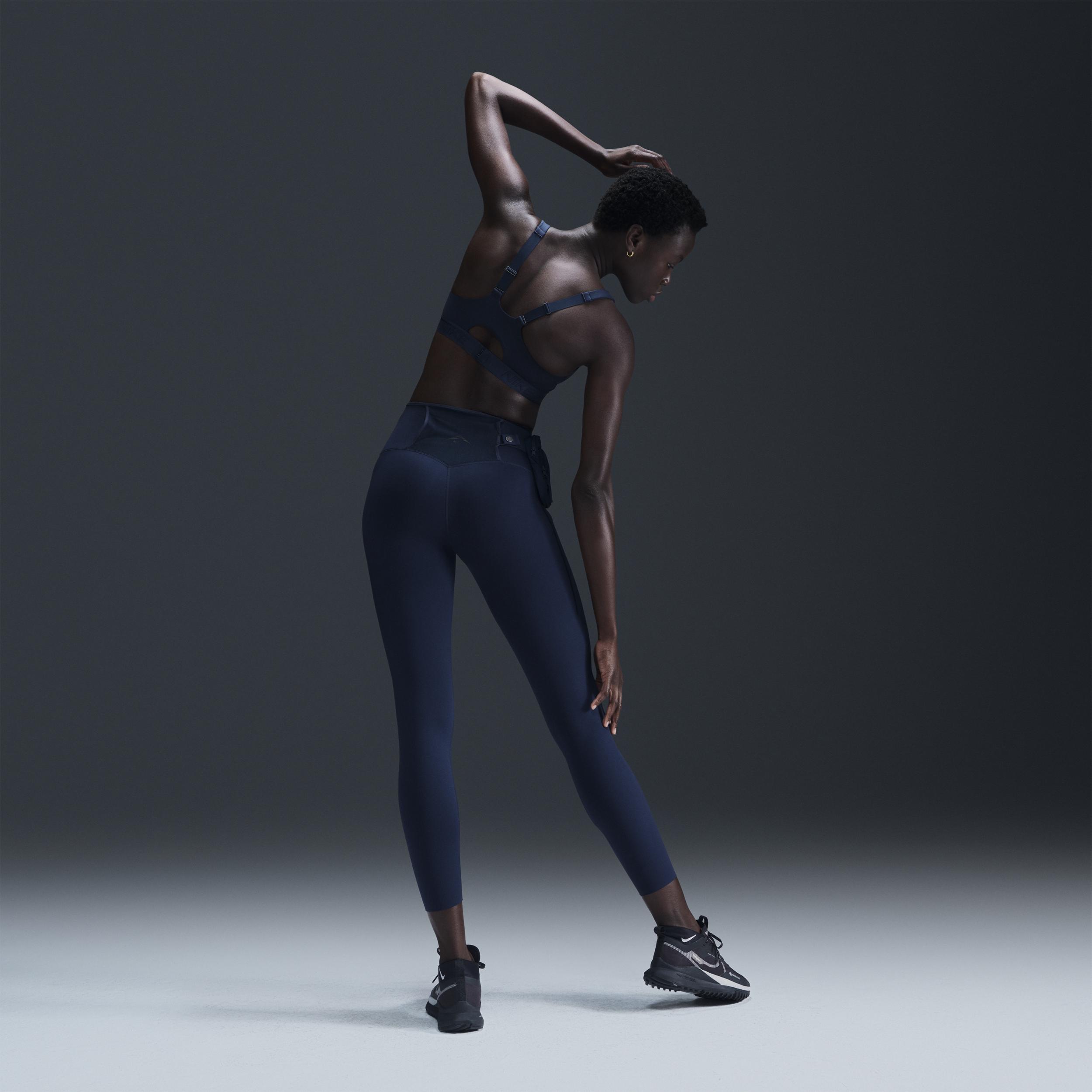 Nike Womens Nike Indy High DF Sports Bra - Womens Armory Navy/Armory Navy Product Image