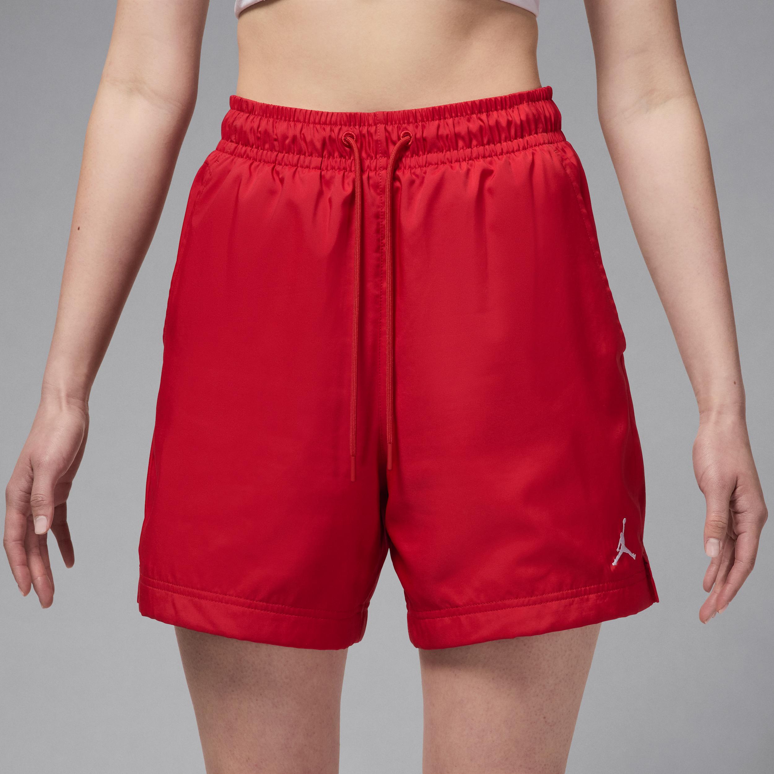 Jordan Mens Jordan Poolside LBR 5 Shorts - Mens Gym Red/White Product Image