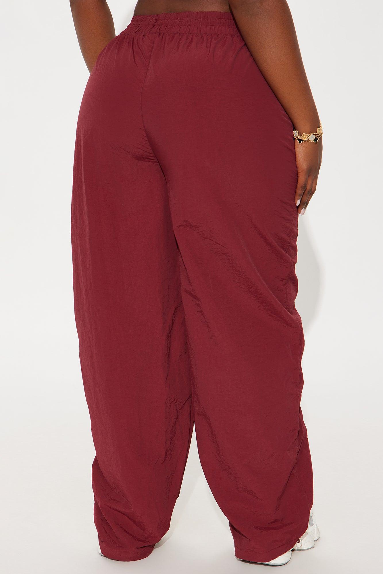New Era Colorblock Track Pant - Burgundy/combo Product Image