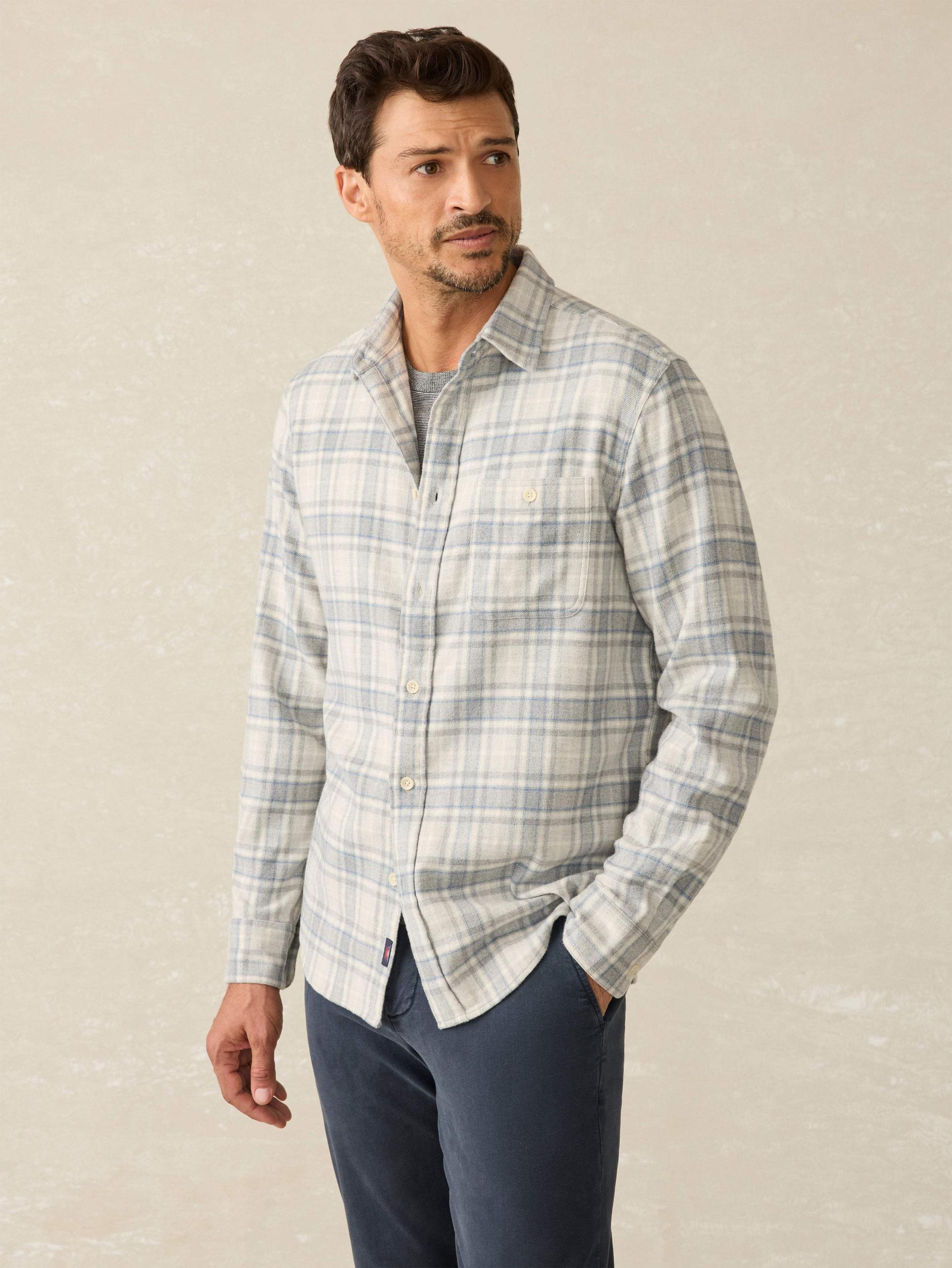 Super Brushed Flannel - Grey Falls Plaid Male Product Image