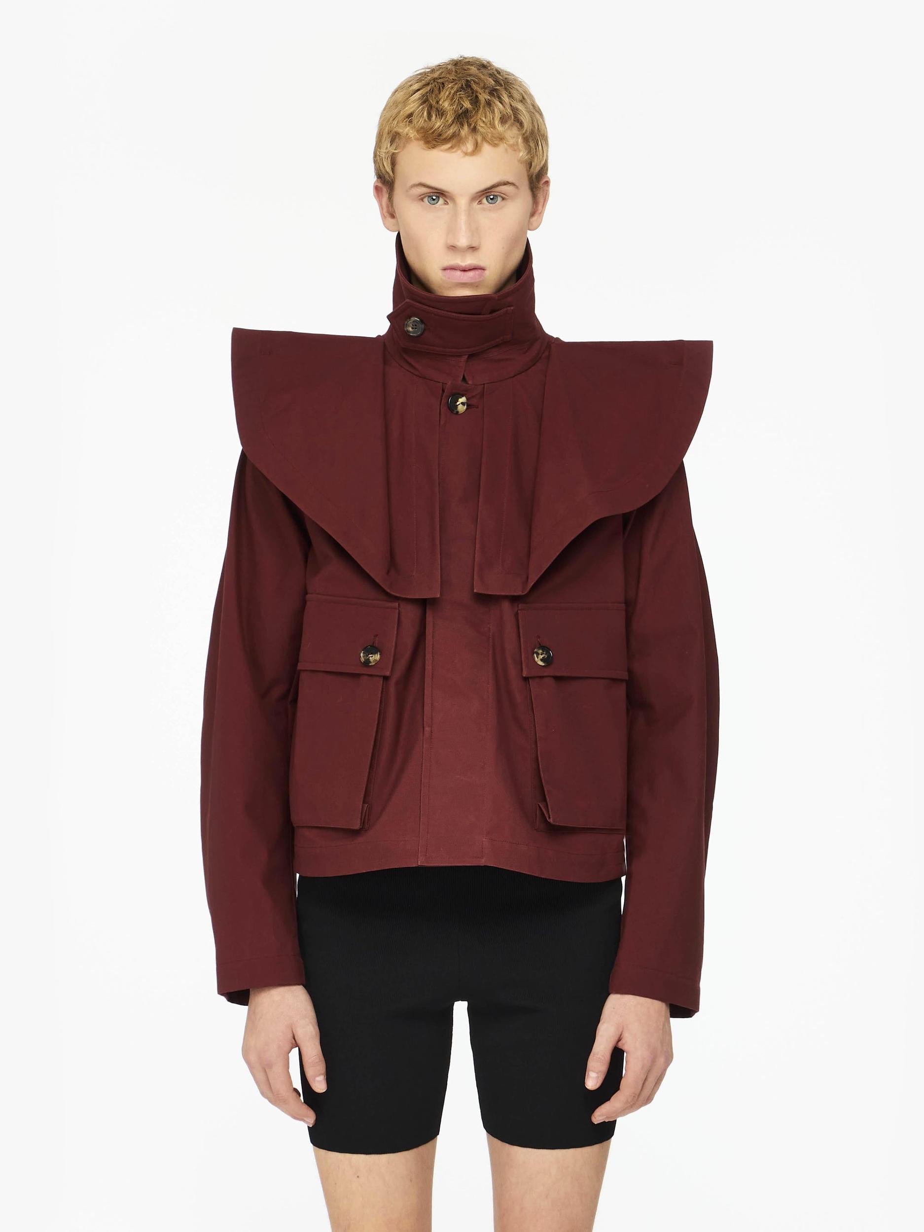 OVERSIZED COLLAR TRENCH JACKET Product Image