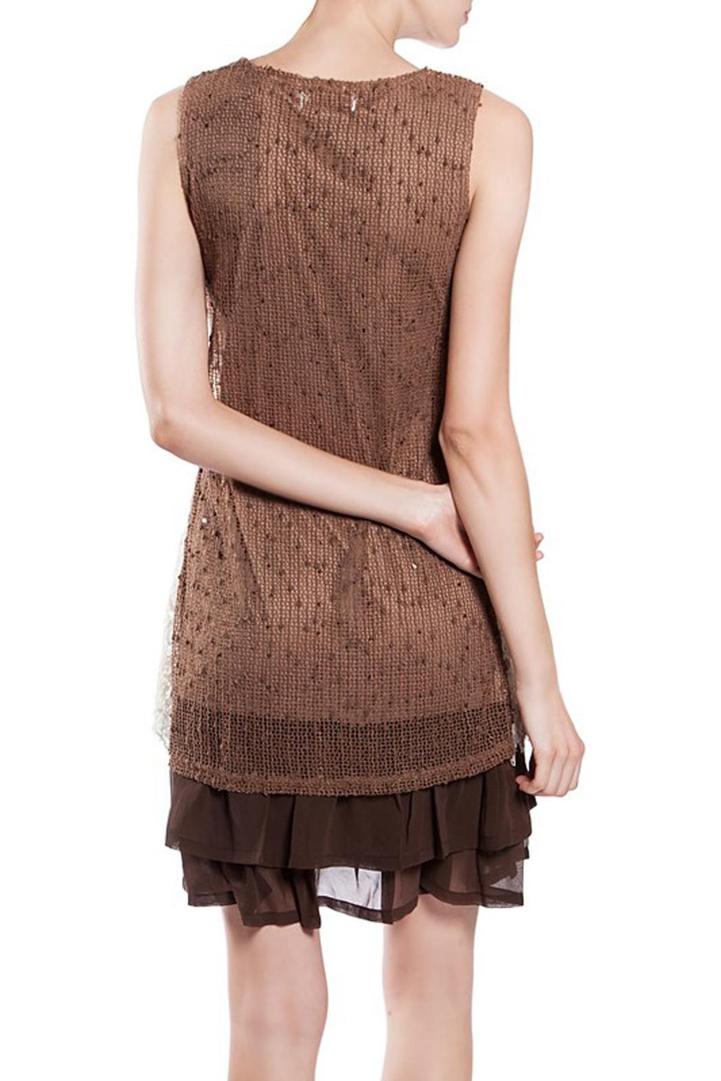 Brown Lace Dress Product Image