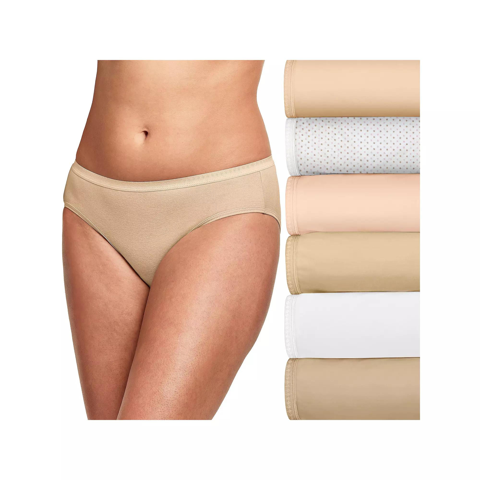 Hanes Ultimate 6-Pack Breathable Hipster Underwear 41H6CC, Women's,  Product Image