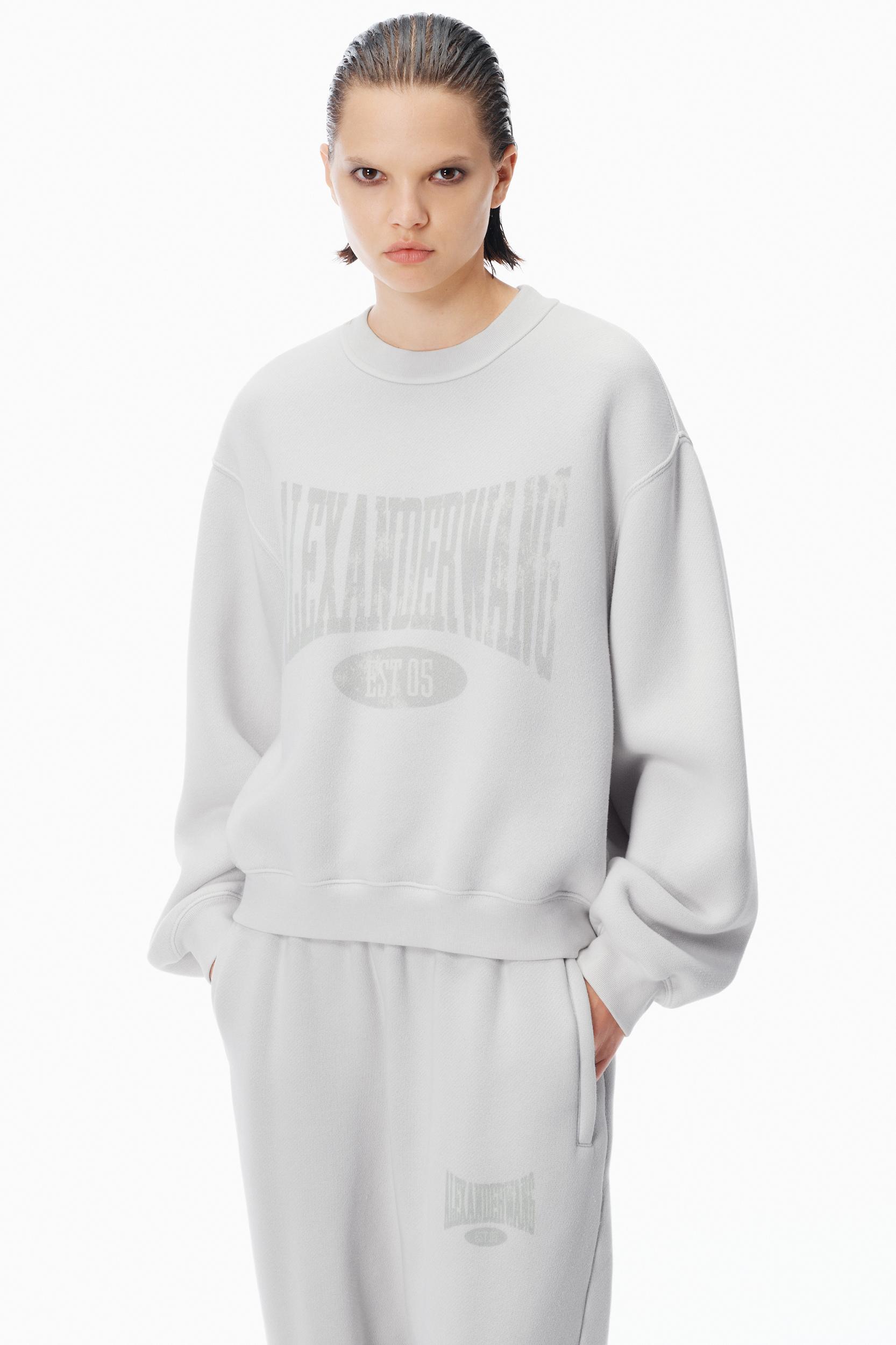 Distressed Logo Sweatshirt Product Image