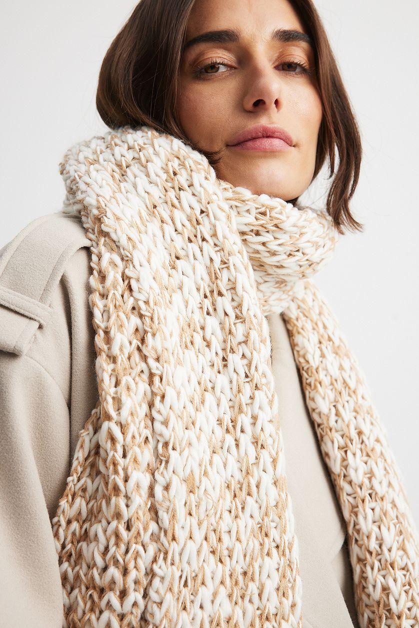 Chunky Knitted Scarf Product Image