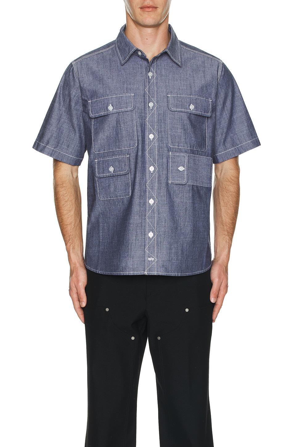 Short Sleeve Multi Pocket Shirt Product Image