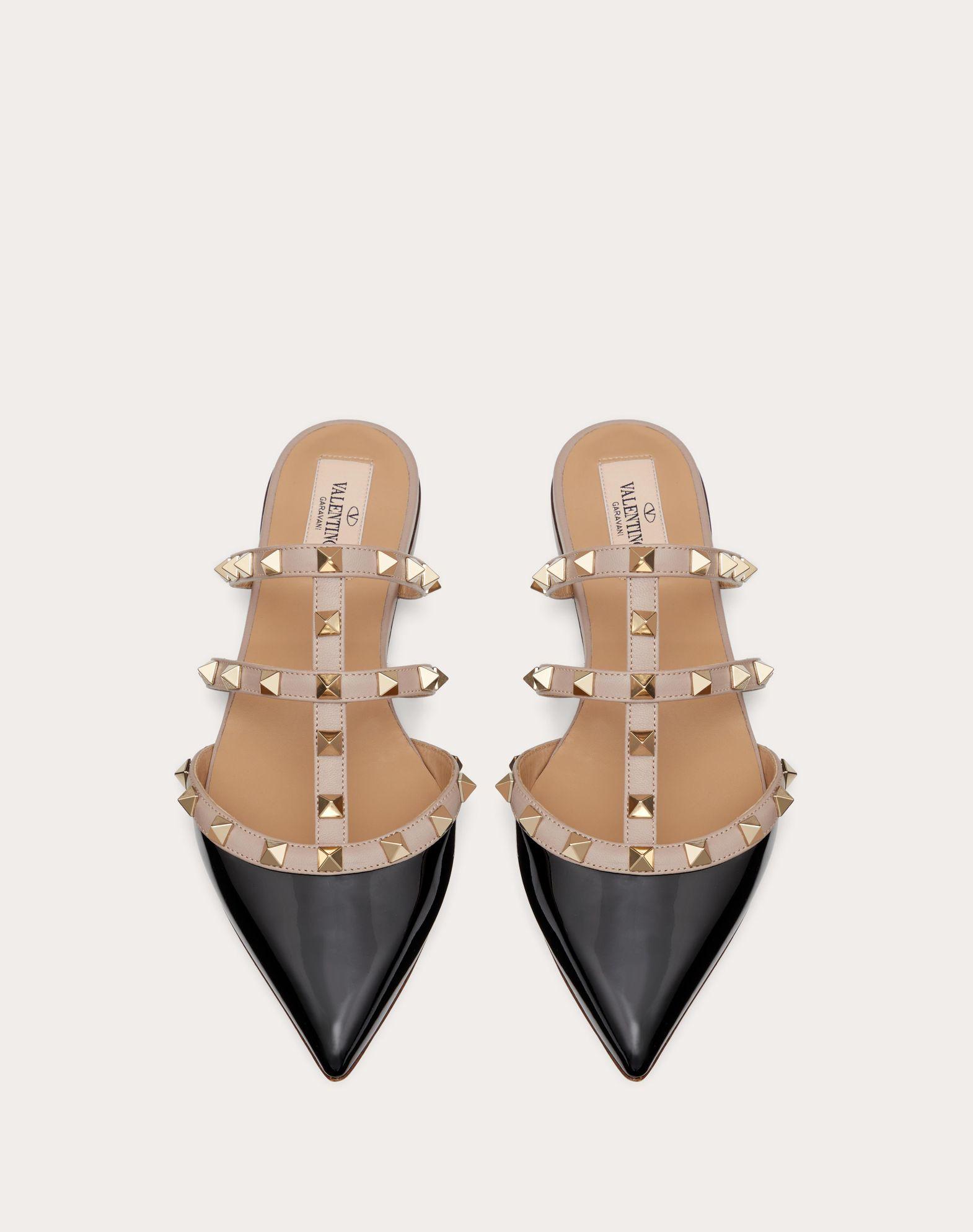 Rockstud Patent-Leather Mule  Product Image
