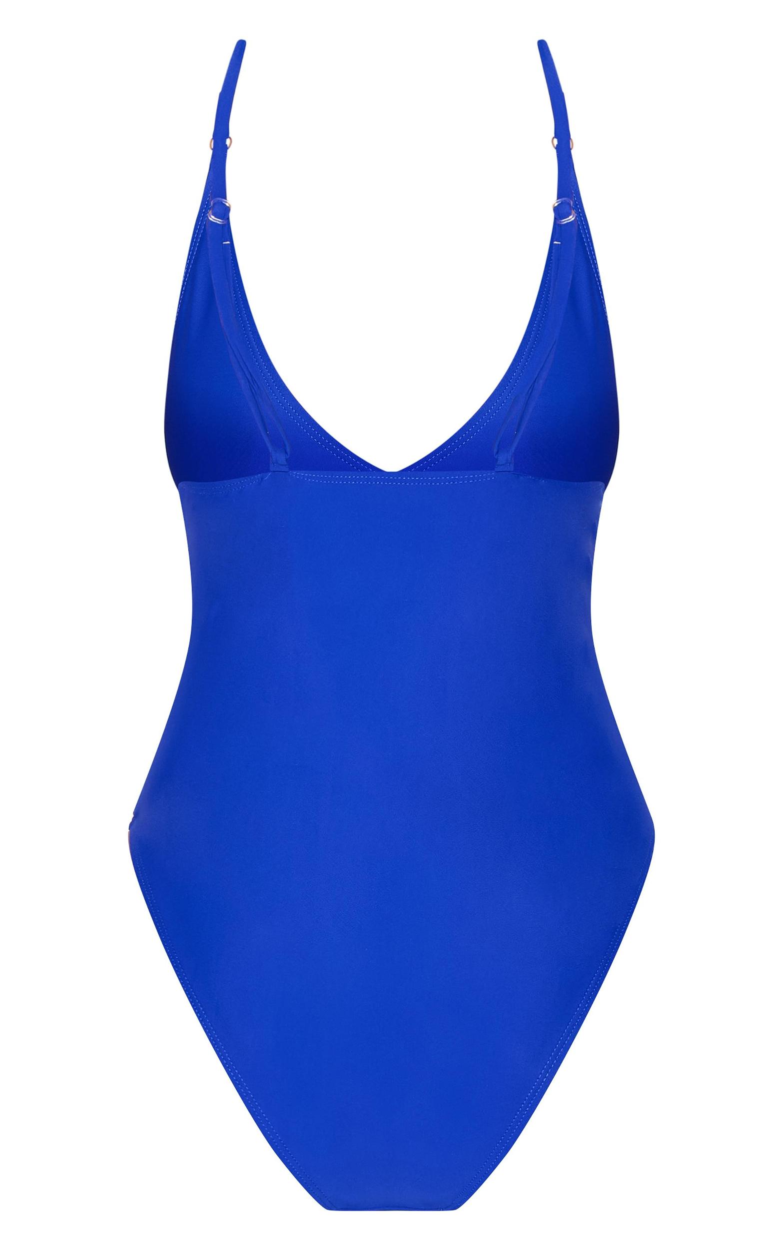 Cobalt Low Scoop Basic Swimsuit Product Image