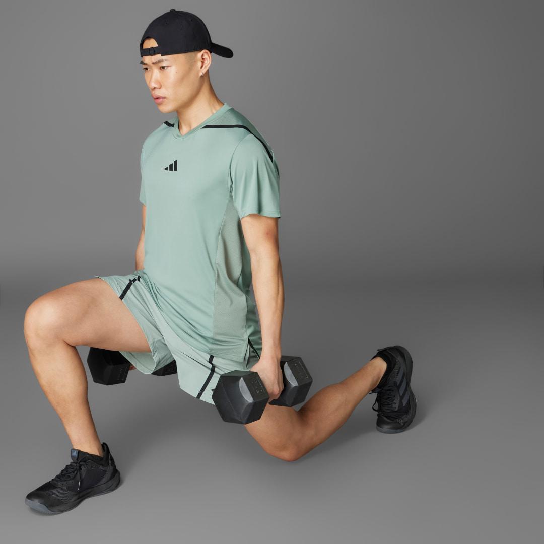 adidas Designed for Training Pro-Series Tee Black L Mens Product Image