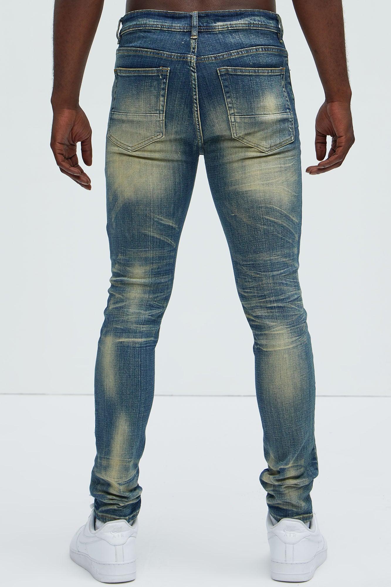 Righteous Skinny Jeans - Vintage Blue Wash Product Image
