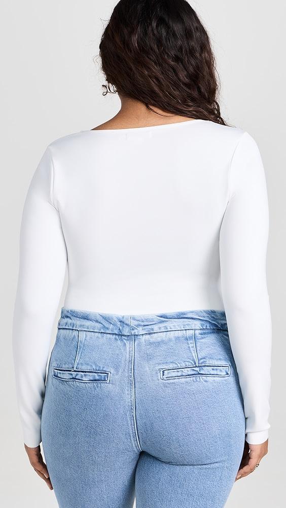 Good American Scuba Scoop Thong Bodysuit | Shopbop Product Image