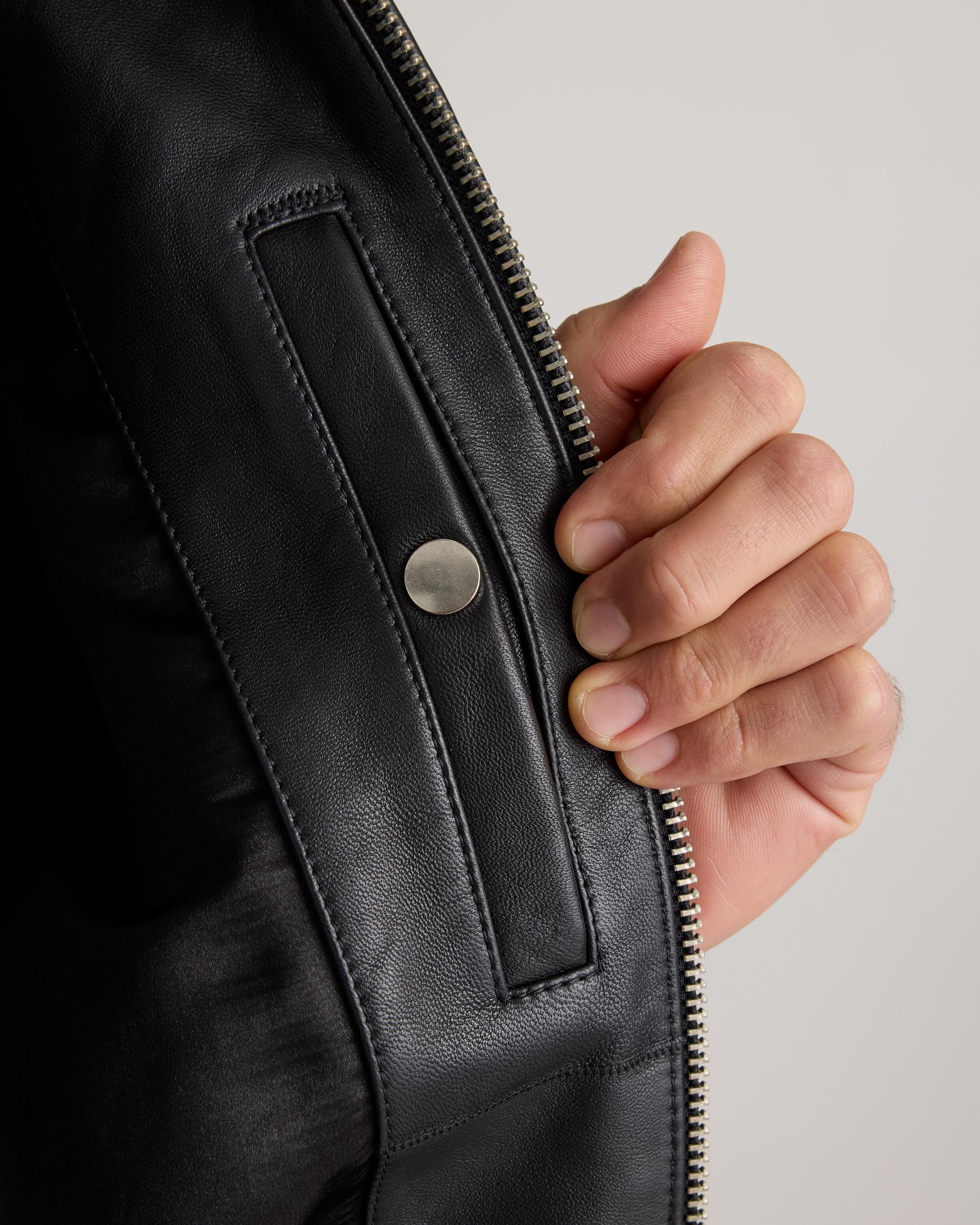 Quince | Men's 100% Washed Leather Bomber Jacket Product Image