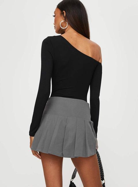 Cartwright Mini Skirt Charcoal Product Image