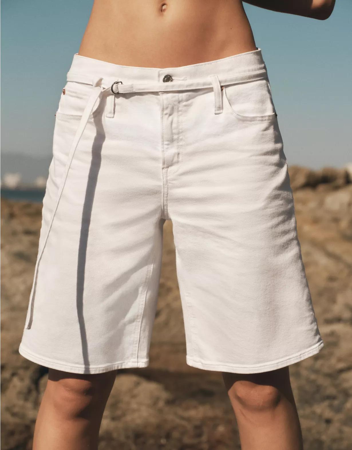 AE 11" Stretch Denim High-Waisted Jort Product Image