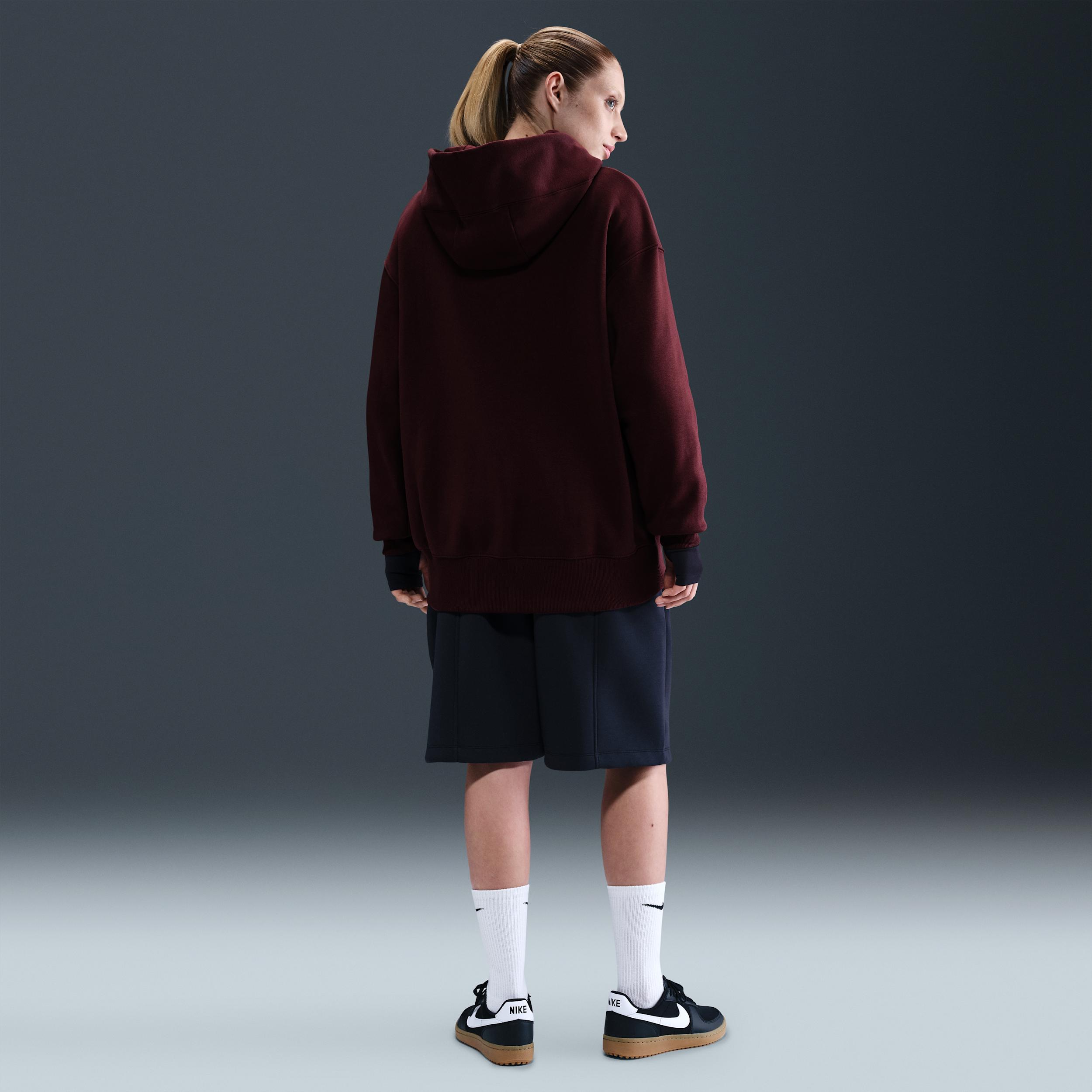 Womens Nike Sportswear Phoenix Fleece Oversized Full-Zip Hoodie | DQ5758-654 Product Image