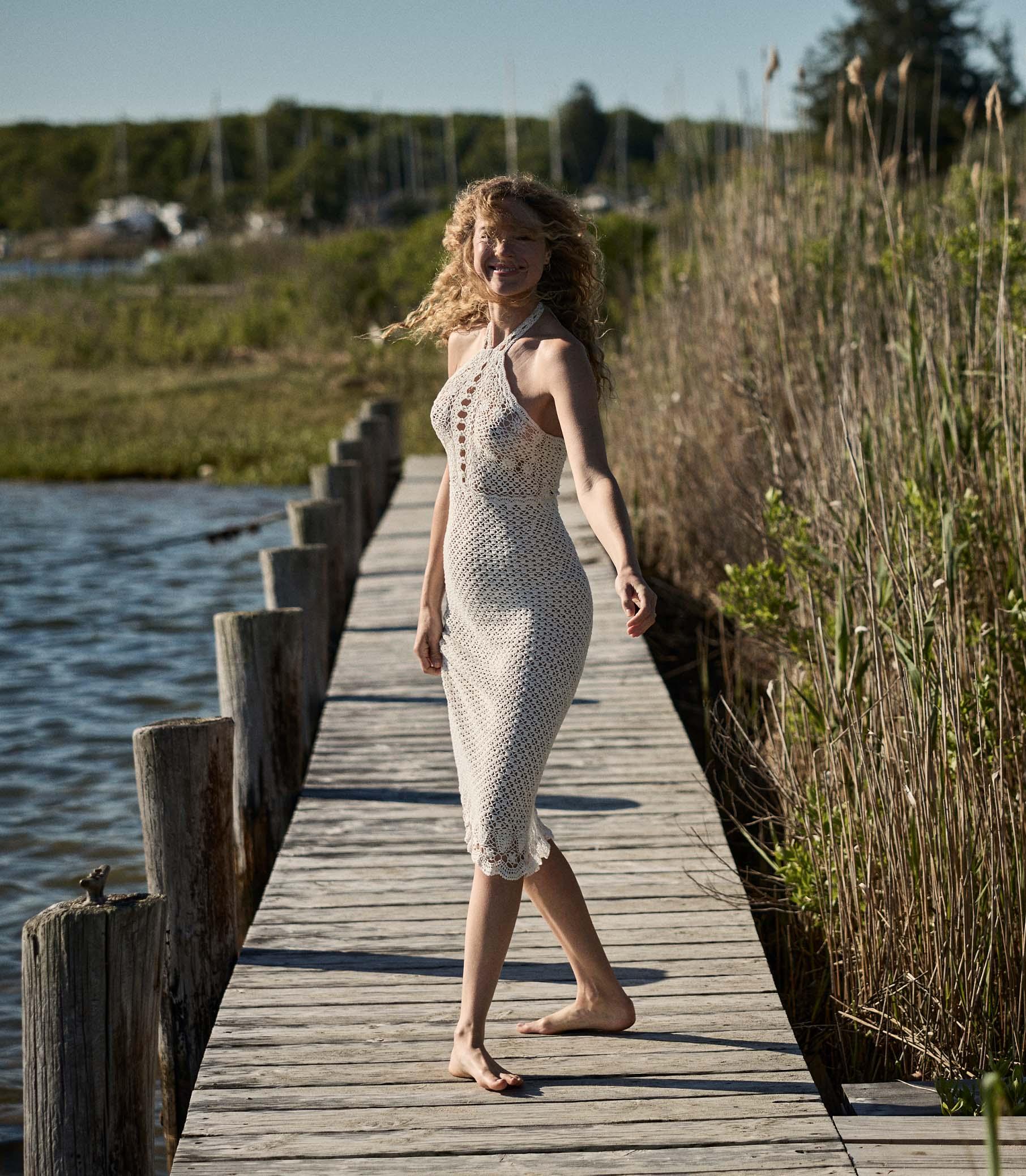 LIANE DRESS -- PEARL Product Image