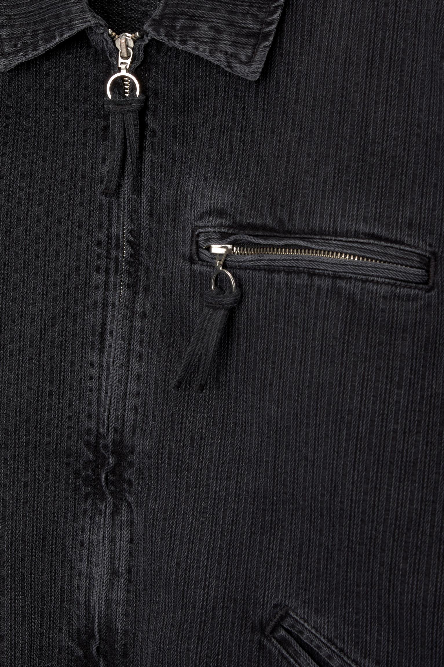 Textured denim jacket Product Image