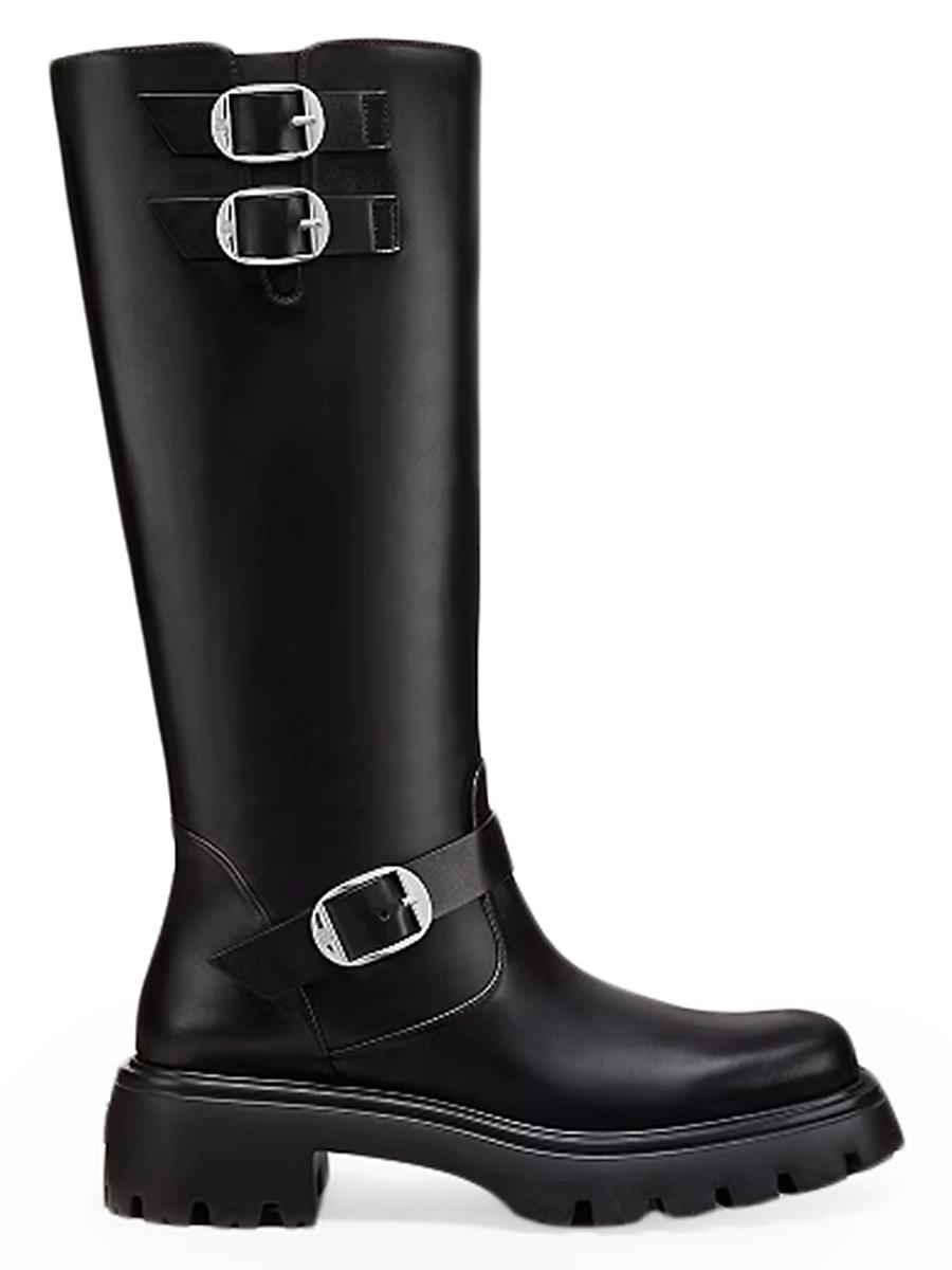 Womens Emerson Moto Leather Boots Product Image