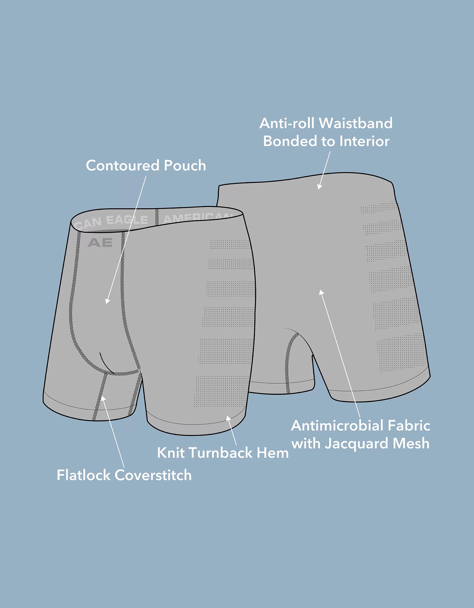 AEO Men's Lines 6" StealthMode Boxer Brief Product Image