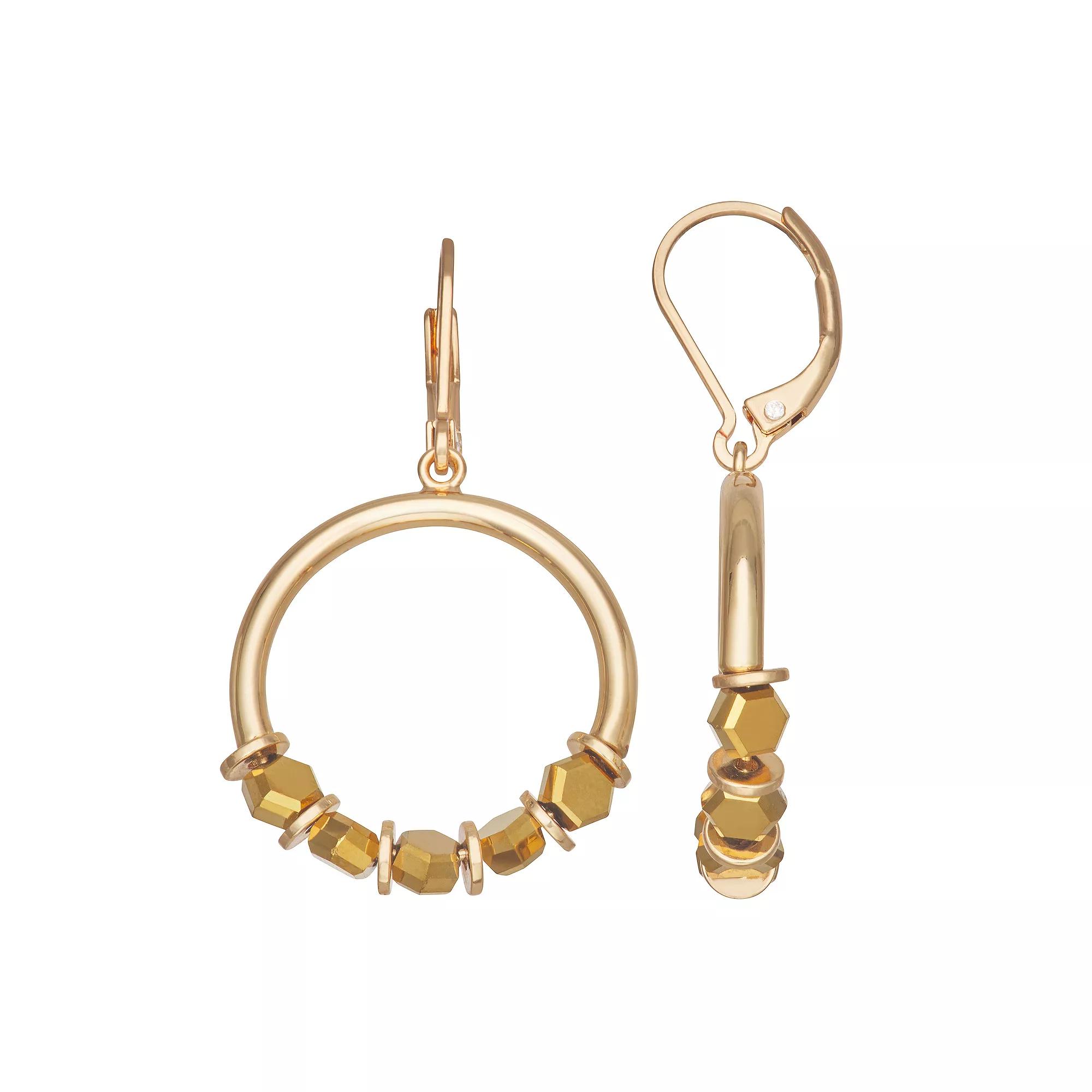 Nine West Small Drop Earrings, Womens, Gold Tone Product Image
