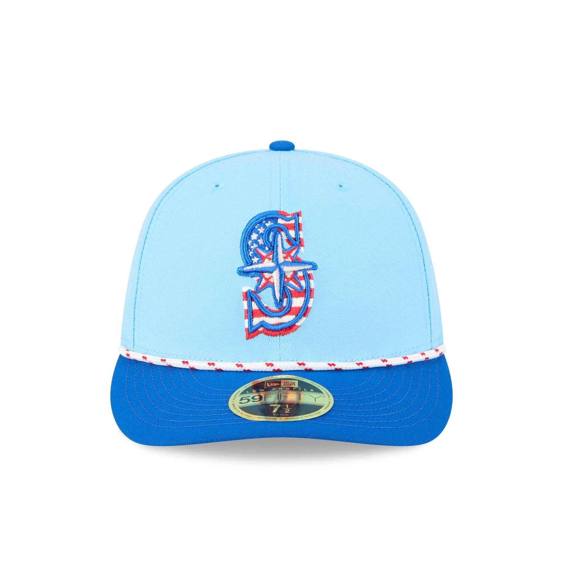 Seattle Mariners Independence Day 2025 Low Profile 59FIFTY Fitted Hat Male Product Image