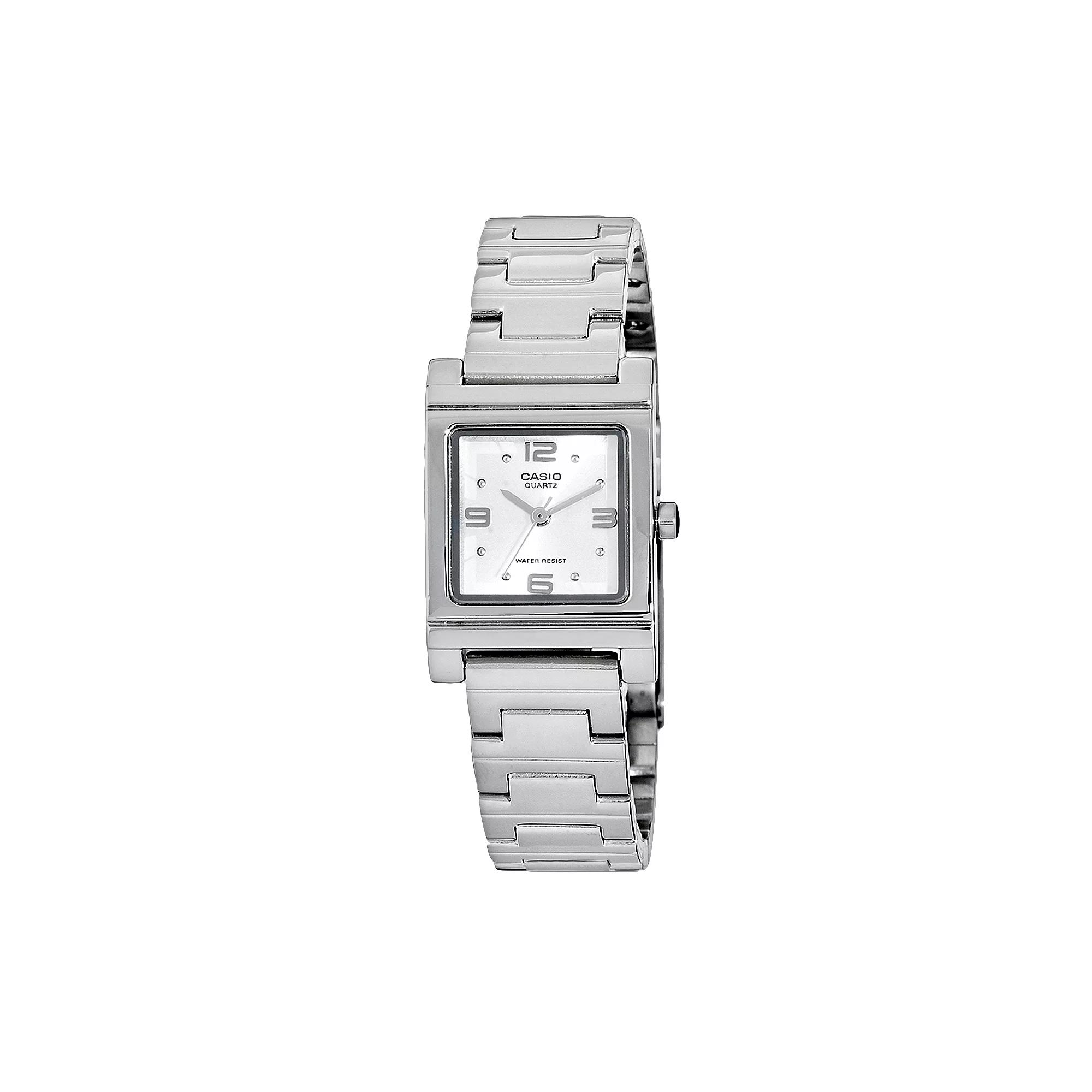 Casio Womens Stainless Steel Watch, Silver Tone Product Image