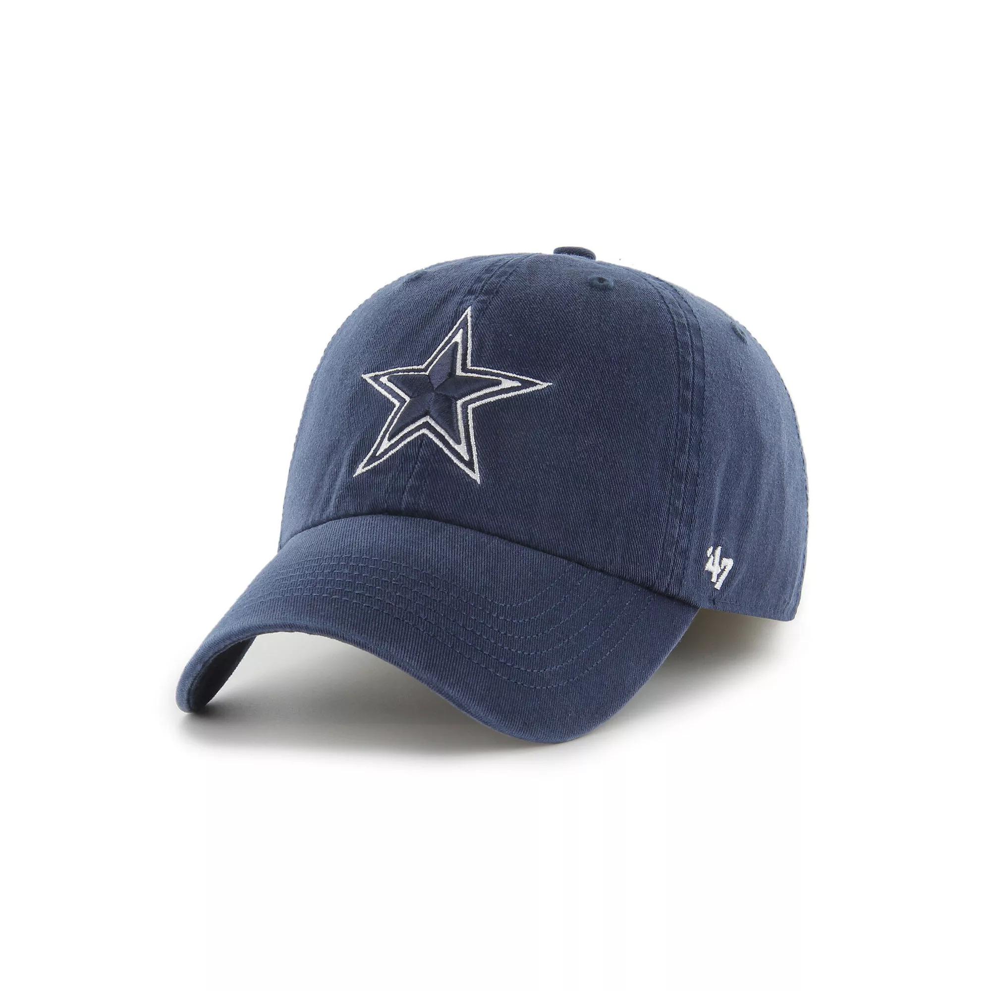 Men's '47 Navy Dallas Cowboys Franchise Logo Fitted Hat,  Product Image