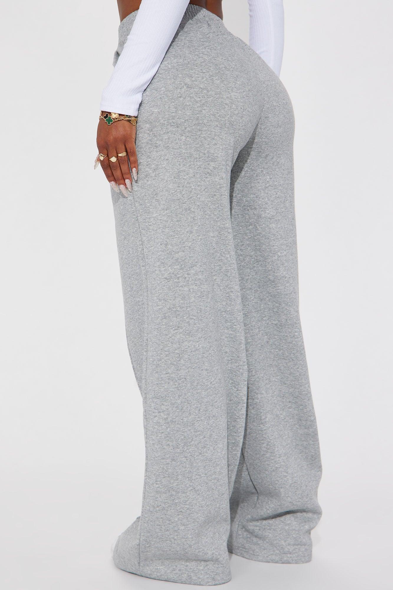 Cassandra Cross Over Lounge Pant - Heather Grey Product Image