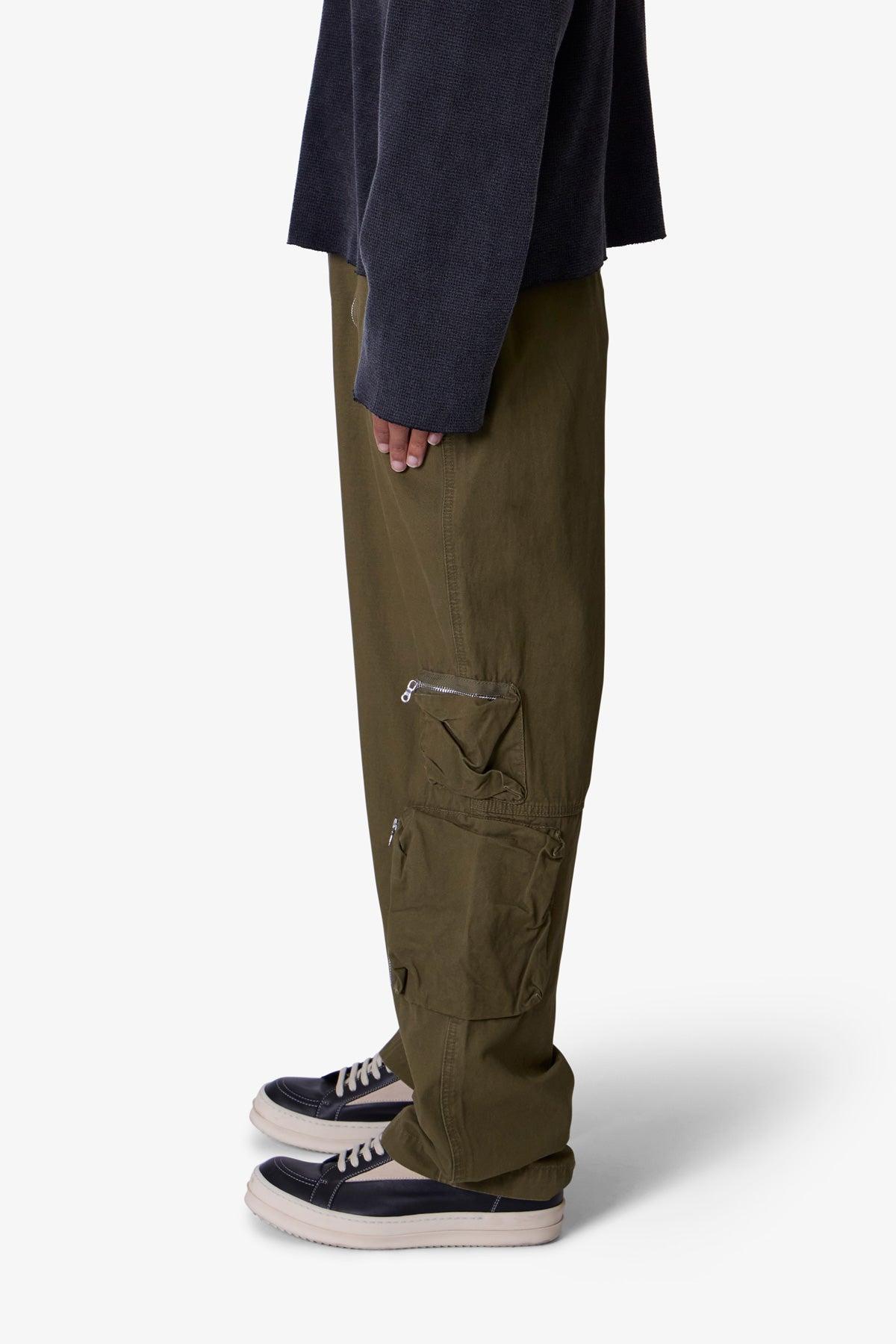 Ultra Baggy Tactical Cargo Pants - Olive Product Image