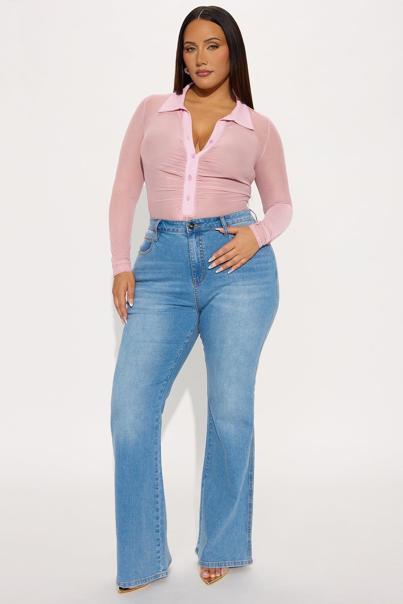 Beatrice Mid Rise Flare Jeans - Medium Wash Female Product Image