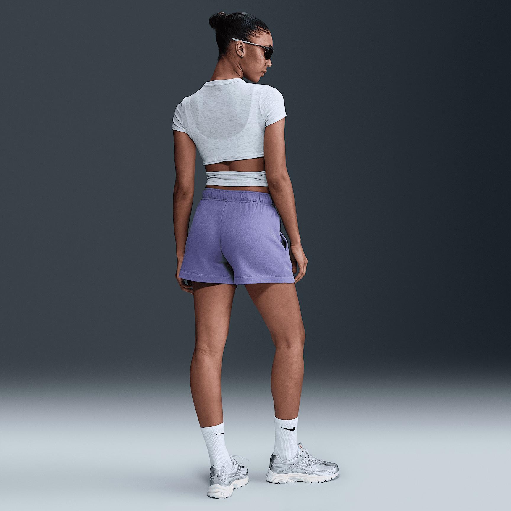 Womens Nike Sportswear Club Fleece Mid-Rise Shorts | DQ5802-527 Product Image