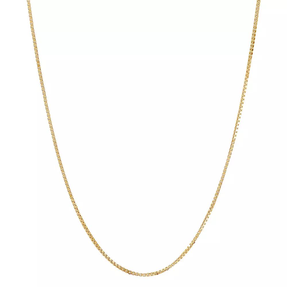 Everlasting Gold 14k Gold Polish Box Chain Necklace, Women's, Size: 16" Product Image