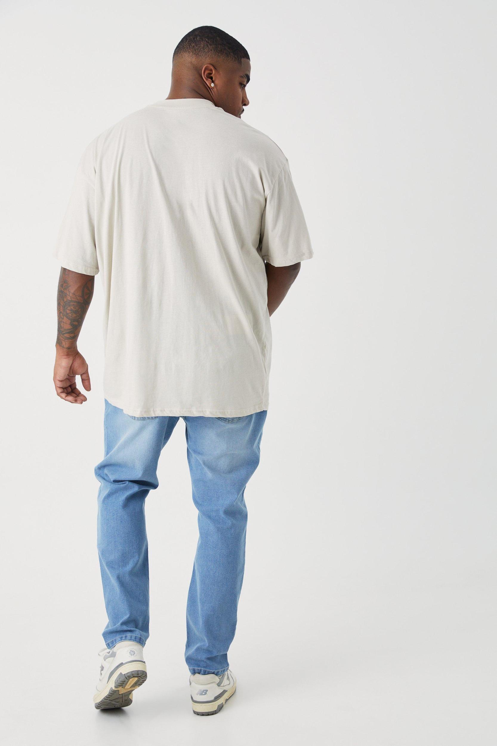 Plus Skinny Stretch Jeans | boohooMAN USA Product Image