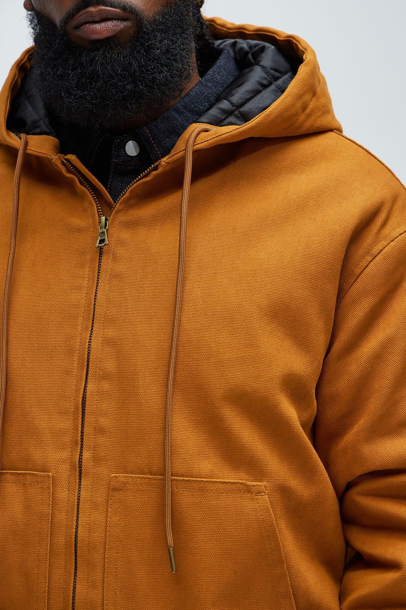 Alexander Utility Canvas Hooded Jacket - Tan Product Image