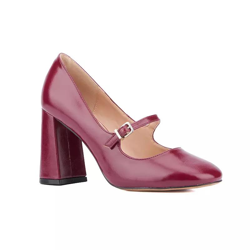 New York & Company Eliane Womens Heels Red Product Image