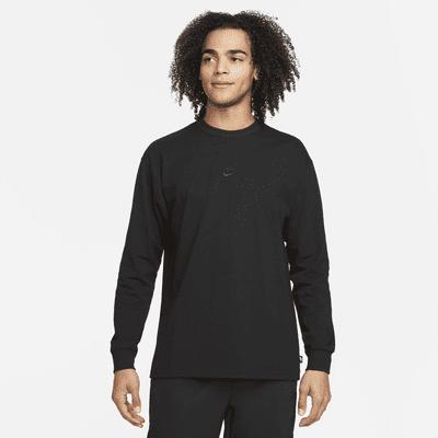 Mens Nike Sportswear Premium Essentials Long-Sleeve T-Shirt | DO7390-010 Product Image