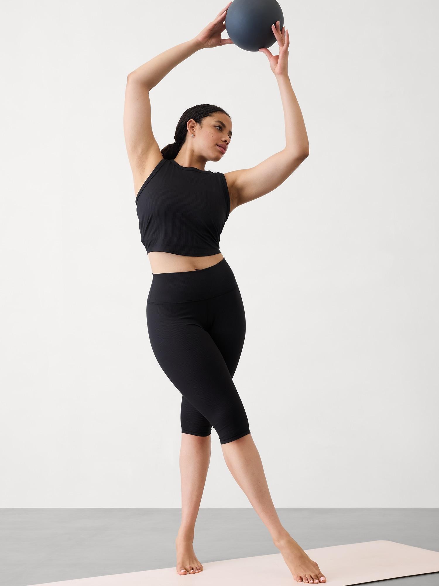 Transcend High Rise Rib Crop Legging Product Image