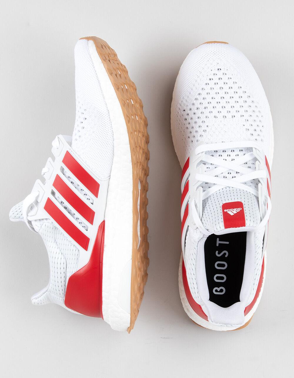 ADIDAS Ultraboost 1.0 Mens Shoes - WHT/RED Product Image